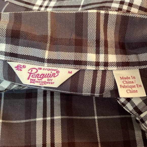 Penguin  - Ladies plaid top/jacket. UK Size M - Picture 9 of 11